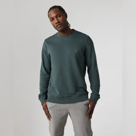 Vuori Men's Cypress Crewneck Sweatshirt Size Medium Midweight French Terry - Picture 1 of 10